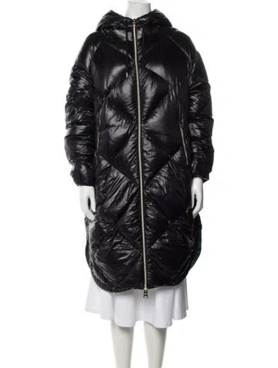 Pre-owned Herno Nylon Down Coat In Black