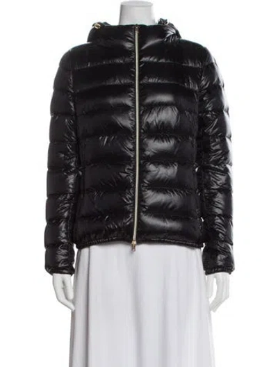 Pre-owned Herno Nylon Down Jacket In Black