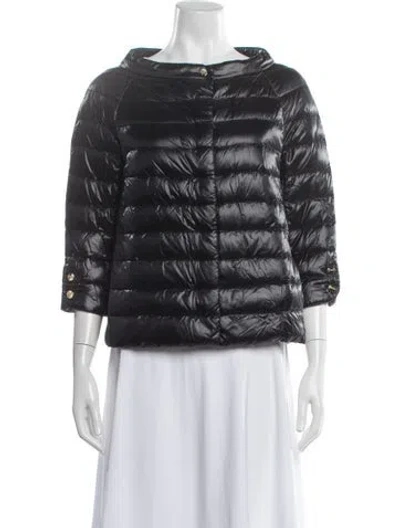 Pre-owned Herno Nylon Down Jacket In Black