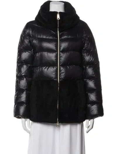 Pre-owned Herno Nylon Down Jacket In Black