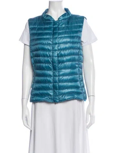 Pre-owned Herno Nylon Down Jacket In Blue