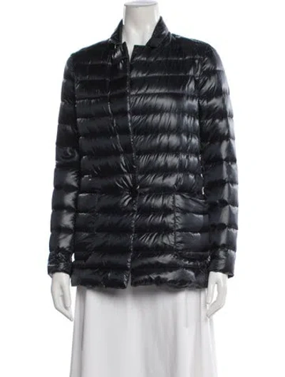 Pre-owned Herno Nylon Down Jacket In Blue