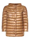 Herno Nylon Down Jacket In Brown