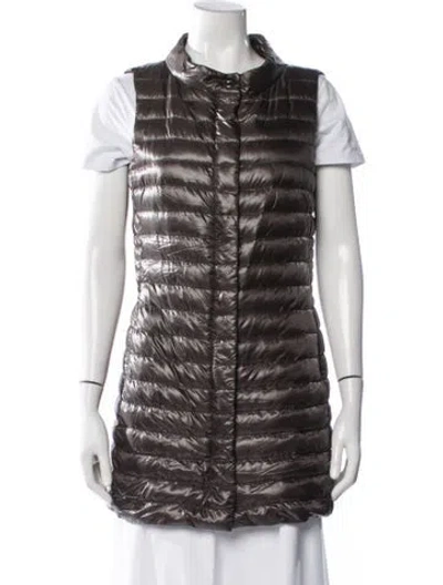 Pre-owned Herno Nylon Down Jacket In Brown