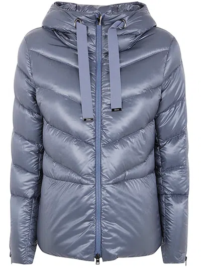 HERNO HERNO NYLON DOWN JACKET CAPE