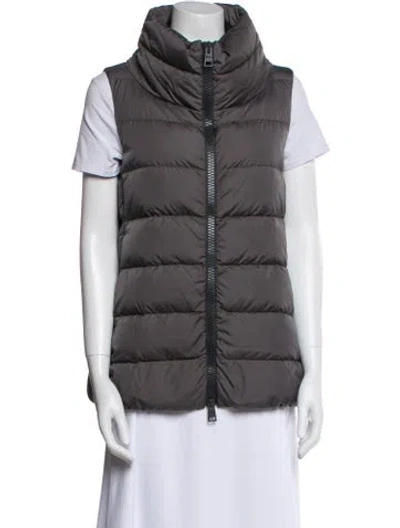 Pre-owned Herno Nylon Down Jacket In Gray
