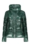 Herno Nylon Down Jacket In Green
