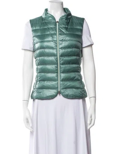 Pre-owned Herno Nylon Down Jacket In Green