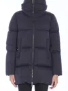 Herno Nylon Down Jacket In Nero