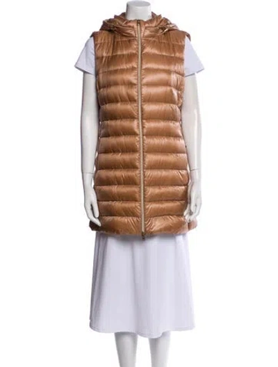 Pre-owned Herno Nylon Down Jacket In Neutral