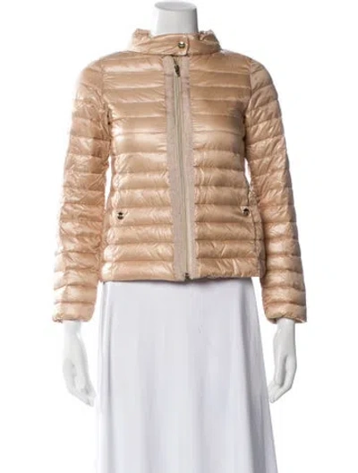 Pre-owned Herno Nylon Down Jacket In Neutral