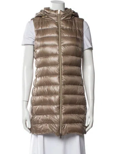 Pre-owned Herno Nylon Down Jacket In Neutral