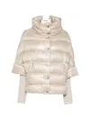 Herno Nylon Down Jacket In Neutral