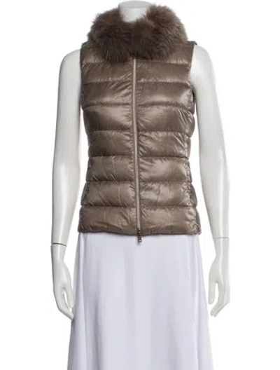 Pre-owned Herno Nylon Down Jacket In Neutrals