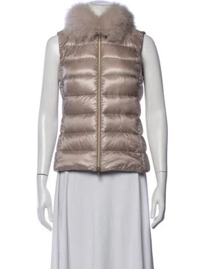 Pre-owned Herno Nylon Down Jacket In Neutrals
