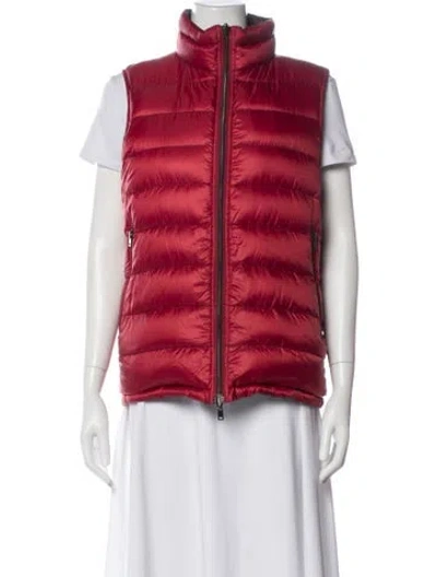 Pre-owned Herno Nylon Down Jacket In Red