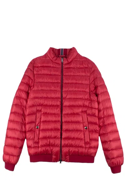 Herno Nylon Down Jacket In Red