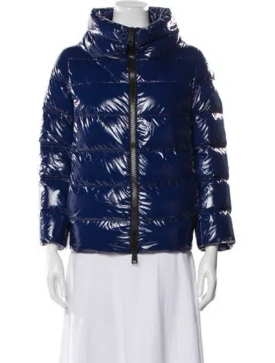 Pre-owned Herno Nylon Down Jacket W/ Tags In Blue