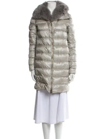 Pre-owned Herno Nylon Down Jacket In White