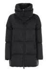 Herno Down Jacket Full-zip In Nylon In Black