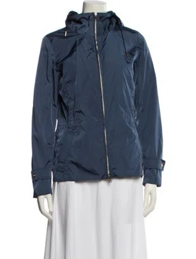 Pre-owned Herno Nylon Jacket In Blue