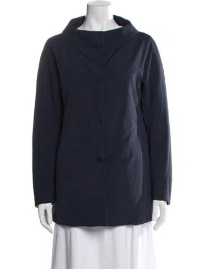 Pre-owned Herno Nylon Jacket In Blue
