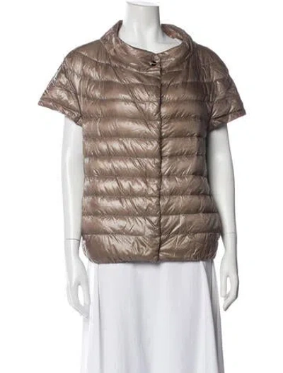 Pre-owned Herno Nylon Jacket In Neutral