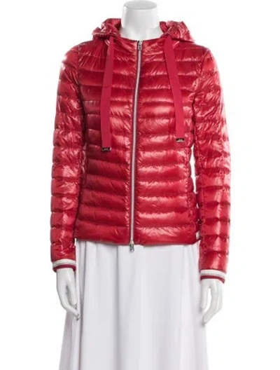 Pre-owned Herno Nylon Jacket In Red