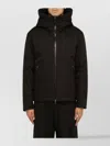 Herno Nylon Jacket With Hood And Side Pockets In Brown