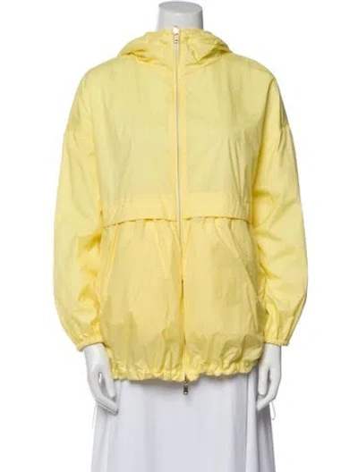 Pre-owned Herno Nylon Jacket In Yellow