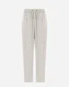 Herno Trousers In Light Nylon Stretch In Beige