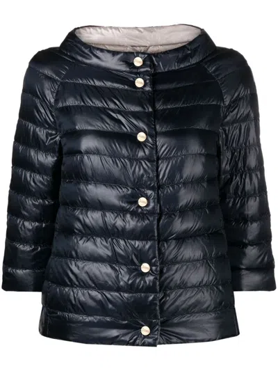HERNO HERNO NYLON LIGHTWEIGHT REVERSIBLE CAPE
