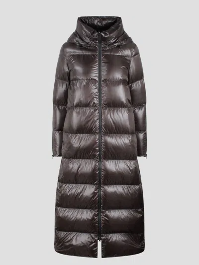 HERNO NYLON LONG DOWN JACKET