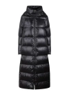 Herno Long Quilted Puffer Coat In Black