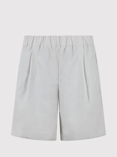 Herno Nylon Maestro Shorts Short Light Grey In Blue