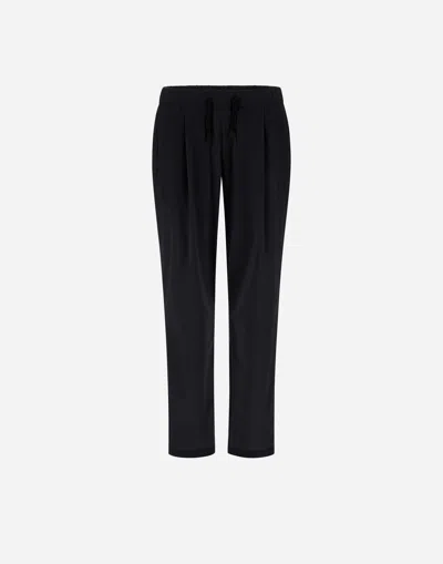 Herno Nylon Maestro Trousers In Black