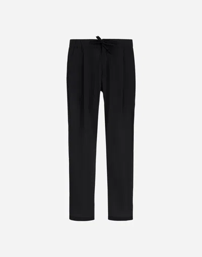 Herno Nylon Maestro Trousers In Black
