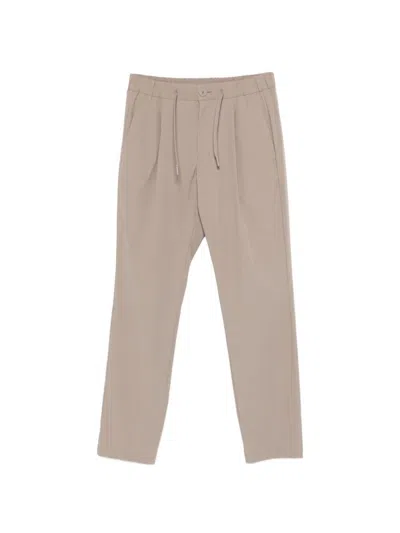 Herno Nylon Maestro Trousers Back And Side Pockets In Neutral