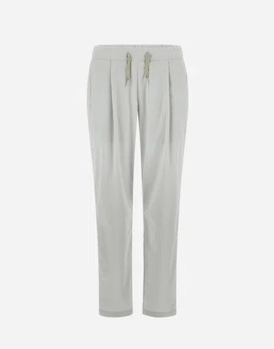 Herno Nylon Maestro Trousers In Ice