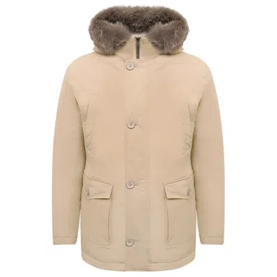 Herno Nylon Men's Jacket In Beige