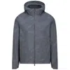 Herno Blue Nylon Jacket In Blue