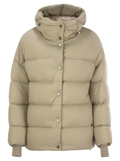 HERNO HERNO NYLON MICROFIBRE BOMBER JACKET