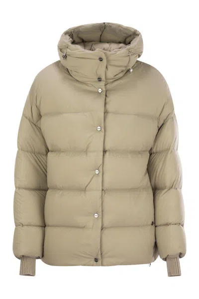HERNO HERNO NYLON MICROFIBRE BOMBER JACKET