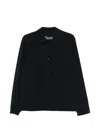 Herno Nylon Overshirt In Black