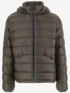 Herno Long-sleeved Cotton Jacket In Green