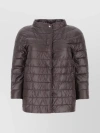 HERNO NYLON QUILTED CREW-NECK DOWN JACKET