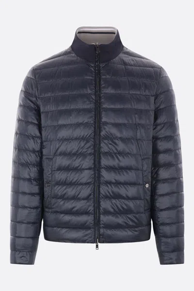 HERNO NYLON REVERSIBLE DOWN JACKET