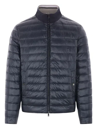 HERNO HERNO NYLON REVERSIBLE DOWN JACKET