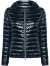 Herno Short Quilted Down Jacket With Detachable Hood