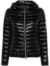 Herno Sleek Hooded Puffer Jacket With Goose Down Insulation And Zip Closure
